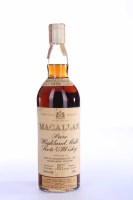 Lot 1595 - MACALLAN 1956 Highland Pure Malt Whisky,...