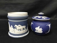 Lot 272 - COLLECTION OF JASPERWARE including some silver...