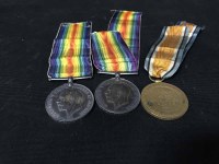 Lot 273 - THREE SERVICE MEDALS along with another war...
