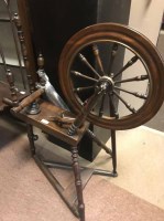 Lot 275A - LARGE SPINNING WHEEL