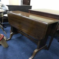 Lot 277 - REPRODUCTION SUTHERLAND TABLE along with a...