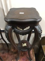 Lot 333 - STAINED PLANT STAND