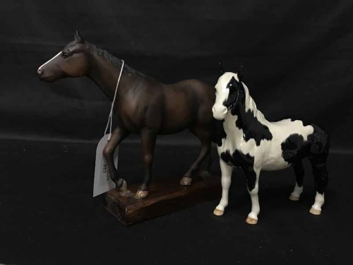 Lot 357 - FIVE BESWICK HORSE FIGURES and one other