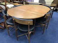 Lot 423 - TEAK SIDEBAORD along with a teak table and...