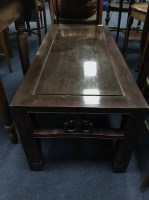 Lot 439 - CHINESE RECTANGULAR COFFEE TABLE