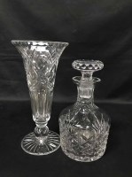 Lot 526 - LOT OF MIXED GLASS including a lamp, glasses,...