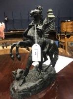 Lot 548 - GROUP OF A WARRIOR AND HORSE