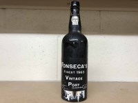 Lot 15 - FONSECA'S 1963 VINTAGE PORT Bottled 1965 by...