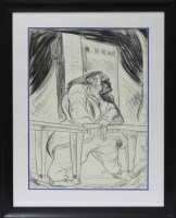 Lot 2253 - * PETER HOWSON OBE, THE LEANING DOSSER limited...