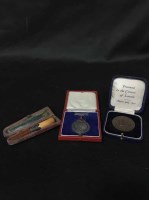 Lot 8 - GROUP OF VARIOUS 20TH CENTURY MEDALS, COINS...