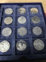 Lot 93 - LOT OF COINS including cased crowns, world...