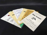 Lot 96 - LOT OF SPORTING PROGRAMMES including football...