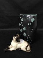 Lot 133 - BESWICK OVOID VASE by Kathi Urbach and 3...