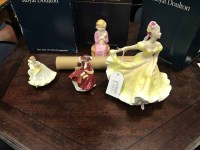 Lot 196 - COLLECTION OF ROYAL DOULTON CERAMIC FIGURES...