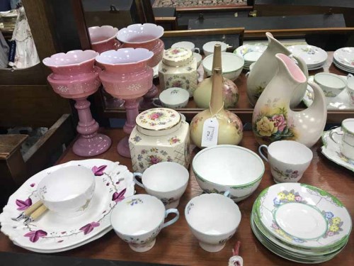 Lot 274 - SHELLEY PART TEA SERVICE along with other tea...