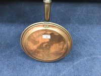 Lot 314 - 19TH CENTURY COPPER WARMING PAN along with...