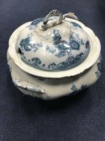 Lot 316 - LOT OF BLUE AND WHITE CERAMICS