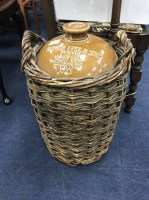 Lot 329 - FIVE GALLON STONEWARE BELL'S WHISKY JUG with...