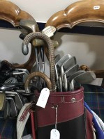 Lot 409 - TWO SETS OF GOLF CLUBS IN BAGS including...